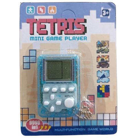 Pocket Mini Retro Electronic Game Console Keychain | 26 Classic Games | Handheld Nostalgic Gift for Children | Random Colour