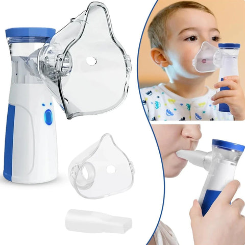 Portable Mesh Nebulizer (Model JSL-WNE02) – Quiet, Handheld Ultrasonic Inhaler for Respiratory Relief, Kids and Adults