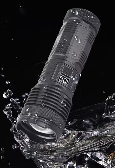 Most Powerful P50 FlashLight Flash light 5 Modes Usb Zoom Led Torch Built-in 18650 Battery Camping, Fishing